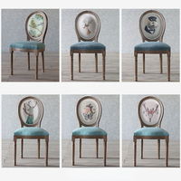 Chaises de salle à manger modernes de luxe à succès avec des motifs d'animaux créatifs, chaises de banquet adaptées aux restaurants, hôtels et cafés