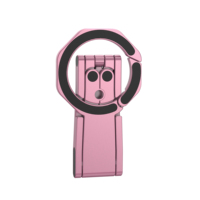 Support de téléphone portable magnétique pliable en alliage de zinc, trépied compact à double ventouse pour modes paysage et portrait