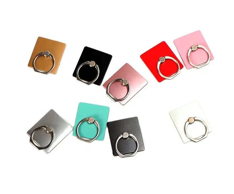 Finger Ring Stand Smart Phone Rotation Mobile Ring Holder Mobile Cell Phone Support Custom Cartoon Phone Ring