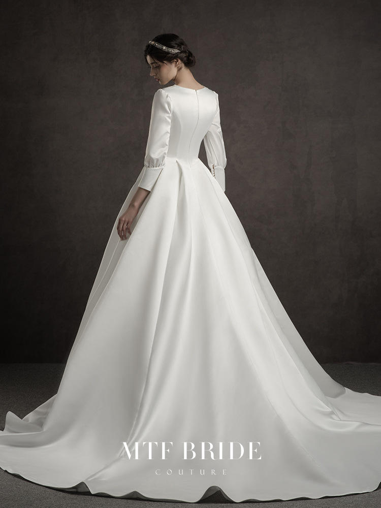 สีขาวงาช้าง-ซิป-หางยาว 80ซม