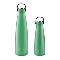 Termo al vacío de acero inoxidable 18/8 para viaje, botella de agua de grado alimenticio para deportes al aire libre, doble pared