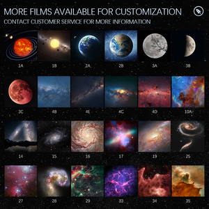 Đèn Chiếu Thiên Văn Hình Cầu Thiên Văn Cho Phòng Ngủ Máy Chiếu Ánh Sáng Ban Đêm Chiếu Sao Với Phim 12 Cái - Product Image 6