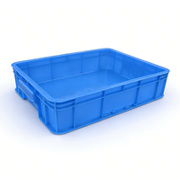 Boîtes empilables en plastique PP de haute qualité avec logo personnalisé, norme européenne, conception anti-fuite pour utilisation logistique en usine, conteneurs en plastique