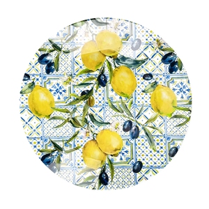 Platos de Melamina con Diseño de Limones, <span class=keywords><strong>Vajilla</strong></span> Resistente para Restaurante, Hogar y Cocina - Product Image 5