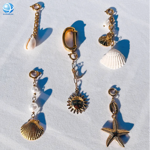 Ciondoli per Bikini impermeabili in acciaio inossidabile con fibbia per gioielli da spiaggia stile <span class=keywords><strong>marino</strong></span> ciondoli in metallo per costumi da bagno - Product Image 6