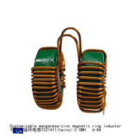 Inducteur de mode commun à anneau magnétique manganèse-zinc T22141-2.0 MH 8A, adapté aux alimentations à découpage pour nouvelles énergies