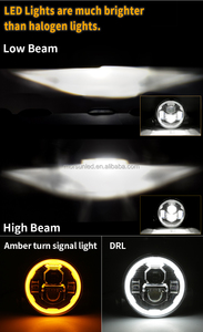 ไฟหน้า LED DOT Emark สำหรับรถมอเตอร์ไซค์ Suzuki <span class=keywords><strong>Intruder</strong></span> VS1400 1500 800 700 Boulevard Savage Marauder ปี 1986-2004 อุปกรณ์ตกแต่งไฟรถมอเตอร์ไซค์ - Product Image 3