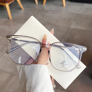 Nouvelles lunettes anti-lumière bleue TR90 ultralégères, monture complète, forme quadrilatère, pour femmes, avec verres AC. - Product Image 2