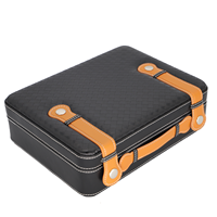 Humidor à cigares de style américain grande capacité Miss You, en cèdre artisanal, écologique, résistant à l'humidité, prêt pour le voyage