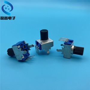 Potentiomètre rotatif R0932N B200K 1 canal, axe moleté, 1 tour, résistance réglable pour l'électronique - Product Image 2