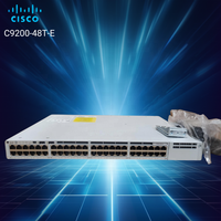 Commutateur Ethernet géré 48 ports 4 Gigabit SFP Uplinks pour la série C9200-48T-E avec PoE SNMP, garantie 1 an, capacité 128 Gbit/s