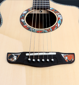 กีตาร์โปร่งคุณภาพเยี่ยมระดับมืออาชีพ โครงสร้างไม้แท้ทั้งตัว รุ่น 41 Sevillana Acoustic Guitar Sevillana1904 - Product Image 6
