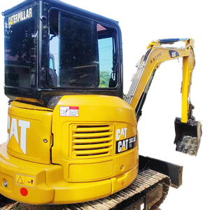 Excavatrice hydraulique Caterpillar 303.5E d'occasion fabriquée au Japon, certifiée CE, avec godet Kubota, attache rapide et brise-roche Daewoo - Product Image 1