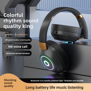 Auriculares inalámbricos Auriculares estéreo plegables Auriculares inalámbricos sobre la cabeza para interiores y exteriores - Product Image 5