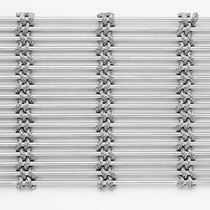 Malla metálica de acero inoxidable SS316 para revestimiento de fachada, malla metálica arquitectónica de suministro de fábrica ISO, 17 años - Product Image 4