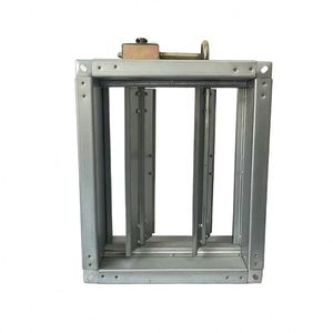 Contrôleur <span class=keywords><strong>de</strong></span> débit d'air électrique carré en aluminium et acier inoxydable, vanne coupe-feu hermétique pour conduits, pour usage en hôpital, <span class=keywords><strong>salle</strong></span> <span class=keywords><strong>de</strong></span> sport et escalier - Product Image 2