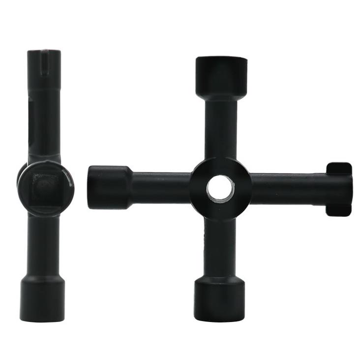 100 шт. Универсальный крестовой ключ, треугольный ключ для поезда, электрического лифта, шкафа, клапана, сплав, треугольный квадратный ключ