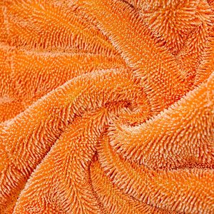 Serviette de lavage auto en microfibre absorbante double face noire et jaune pour le nettoyage des véhicules - Product Image 3