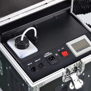 Macchina bassa del fumo della macchina della nebbia dell'acqua del doppio tubo 3000w con la macchina del fumo a terra sdraiato fightcase per la manifestazione della fase di nozze - Product Image 3