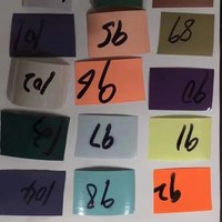 Films en plastique d'acétate de cellulose colorés pour la fabrication de lacets ou d'accessoires vestimentaires