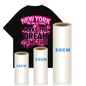 Winnerjet Hot Sale 30cm 33cm 60cm Popular Heat Transfer Digital Printing Dtf Printers T-shirt Pet Foil Film <strong>Paper</strong> <strong>Roll</strong> - Product Image 1