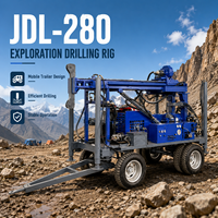 Offre Spéciale – Foreuse de puits d'eau diesel sur chenilles FEIYANG JDL-280L, 280 m, diamètre 350 mm, avec pompe et moteur à boîte de vitesses