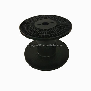 Bobine de câble conductrice professionnelle industrielle en ABS/PS, 400 mm, blanche/noire, diamètre du tube 170 mm, trou central 50 mm, emballage - Product Image 6