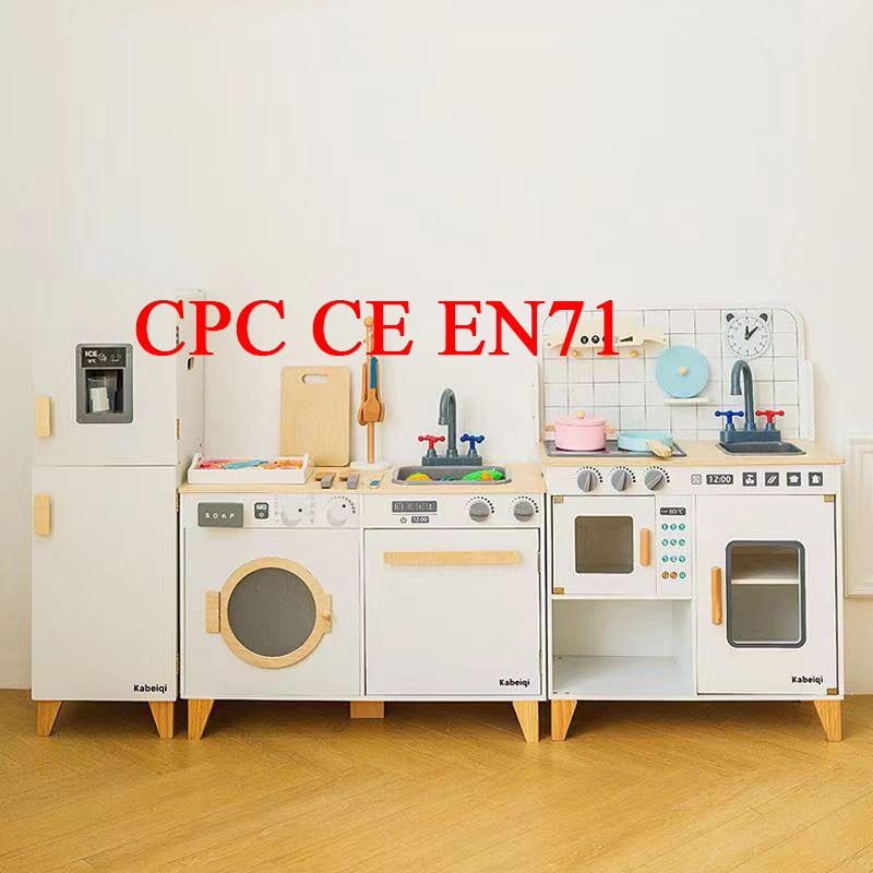 Деревянная Кухня, ролевые детские развивающие игрушки, датская благородная стиральная машина + шкаф, ролевая игра и Дошкольная Деревянная Кухня K