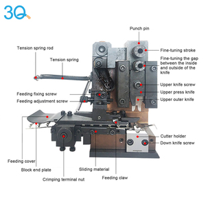 3Q High Precision Side Feed Crimping Terminal Applicator OTP Terminal Machine Mold for Fully Automatic 2 Head Machine