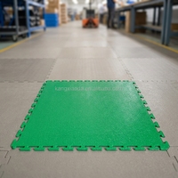 Dalles de sol modulaires en PVC étanches et anti-rayures, à emboîtement, pour entrepôt, salle de sport, salle d'exposition, garage