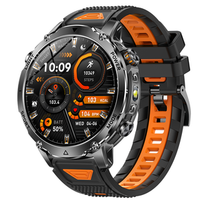 Nuevo Reloj Inteligente AK106 2026 con Batería de 1400mAh, Linterna LED, Llamadas Bluetooth, Resistencia al Agua IP68, Correa de Acero, Reloj Inteligente para Hombre - Product Image 2