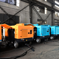 Kaishan KSCY570/12 compresseur à vis portable pour moteur diesel minier 570 CFM 12 bars de pression 380V nouvelle condition moteur pompe PLC