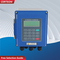 Appareil numérique mural à pince RS485 Modbus 4-20mA DN25-DN6000 pour eaux usées débitmètre ultrasonique