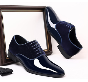 Chaussures habillées en cuir pour hommes grandes <span class=keywords><strong>tailles</strong></span> 38-50 – Tendance, légères, à bout pointu et coupe basse - Product Image 6