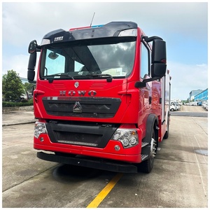 Camion de lutte contre l'incendie HOWO en état neuf, véhicule de suppression de brume, 4x2 Diesel EURO 2, capacité de 8000L, camions de pompiers à vendre - Product Image 2