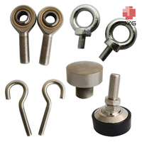 Accessoires pour capteurs de pesage : Série de pièces pour capteurs, crochets de levage, raccords de paliers, embouts de tiges sphériques