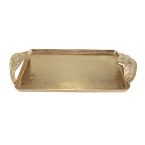 Plateau design vintage de style traditionnel Plateau de service de table design fait main pour fête de mariage avec poignée latérale - Product Image 3