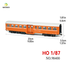 Modello di Treno Ferroviario in Scala 1:87, Accessorio per Collezione Hobby, Scenografia Ferroviaria per Tavolo di Sabbia, per Appassionati di <span class=keywords><strong>Modellismo</strong></span> Ferroviario - Product Image 6