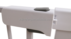 Barrière de sécurité pour bébé en métal durable, fermeture automatique, double verrouillage, barrière de sécurité pour enfant, barrière d'<span class=keywords><strong>escalier</strong></span> pour animaux domestiques et enfants avec largeur réglable - Product Image 5