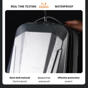 Large Capacity <b>17.3</b> Riding Business <b>Laptop</b> <b>Bag</b> Waterproof Hard Shell Zipper Motorcycle Backpack Helmet Travel Motorbike Backpack - Product Image 5