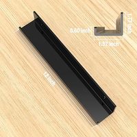 Lot de 8 supports muraux flottants pour disques vinyles noirs de 12 pouces Porte-disques vinyles en acrylique Présentoir mural pour disques vinyles