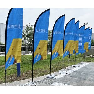 Banderas de plumas al aire libre personalizadas al por mayor banner de playa volador para publicidad promocional - Product Image 3