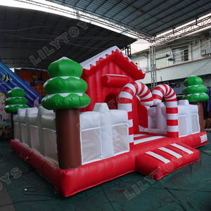 Château gonflable de Noël décoration de <span class=keywords><strong>vacances</strong></span> bonhomme de neige <span class=keywords><strong>location</strong></span> de toboggan gonflable - Product Image 1