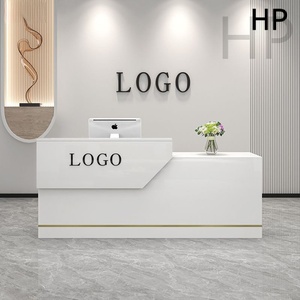 Balcão de Caixa para Loja, Mesa de Recepção para Pequenas Lojas de Roupas, Salões de Beleza e Cabeleireiros, Design Simples, Modelo 1 - Product Image 5