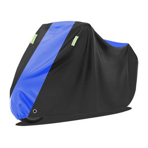 Cubierta de motocicleta a prueba de lluvia gruesa exclusiva transfronteriza con diseño de bloque de color Sombra de protección solar impermeable - Product Image 5