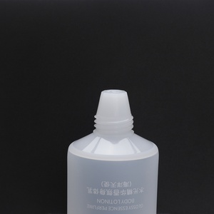 Tube cosmétique rond en plastique compressible de luxe personnalisé de 160 ml pour lotion - Product Image 4