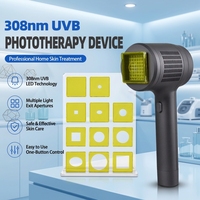 Appareil vétérinaire portable de photothérapie LED 308 nm pour le vitiligo et le psoriasis, lampe de thérapie cutanée UVB 308 nm, équipement médical pour la maison