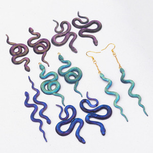 YS orecchini a forma di serpente con stampo in resina testa di serpente stampo morbido spesso Non deformabile e riutilizzabile estremamente resistente - Product Image 2