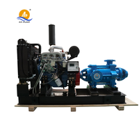 Pompa Air Sentrifugal Multistage Horizontal Bertekanan Tinggi Mesin Diesel untuk Penggunaan Luar Ruangan dengan Seal Mekanis