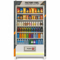 Máquina Expendedora Industrial de 60 Selecciones, Máquina de Snacks de Alta Capacidad, Dispensador de Bebidas Energéticas Refrigerado